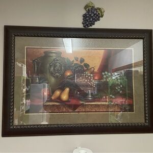 Home Interiors Still Life Wall Art with Black Frame (Big Picture)